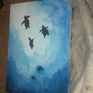 Turtle Family Handmade painting